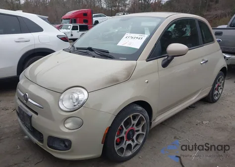 2012 Fiat 500 Sport from USA, damaged, VIN 3C3CFFBR1CT194799